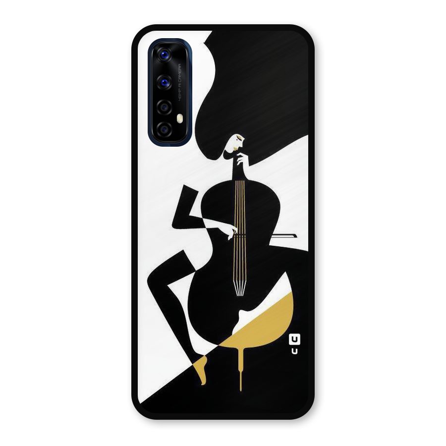 Guitar Women Metal Back Case for Realme Narzo 20 Pro