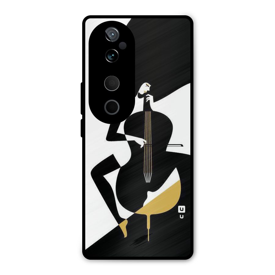 Guitar Women Metal Back Case for Vivo T3 Ultra