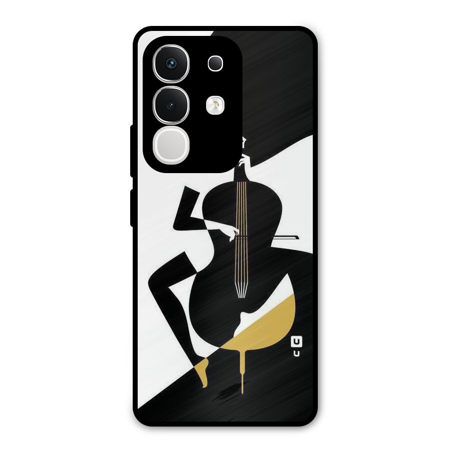 Guitar Women Metal Back Case for Vivo T4x