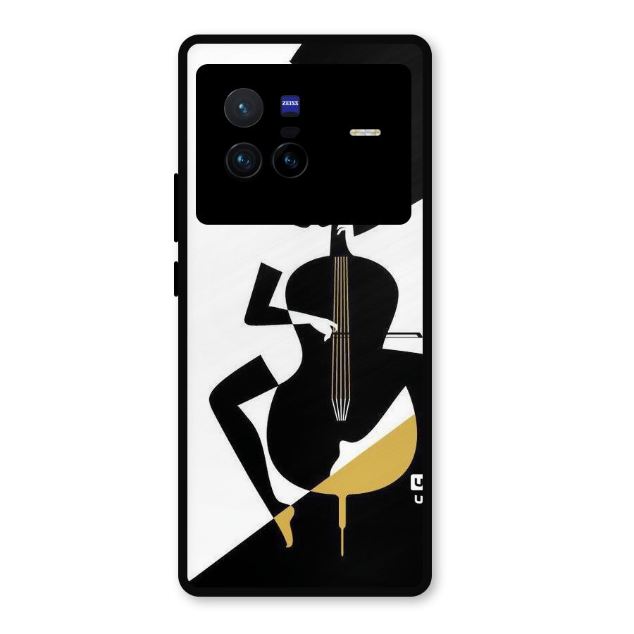 Guitar Women Metal Back Case for Vivo X80