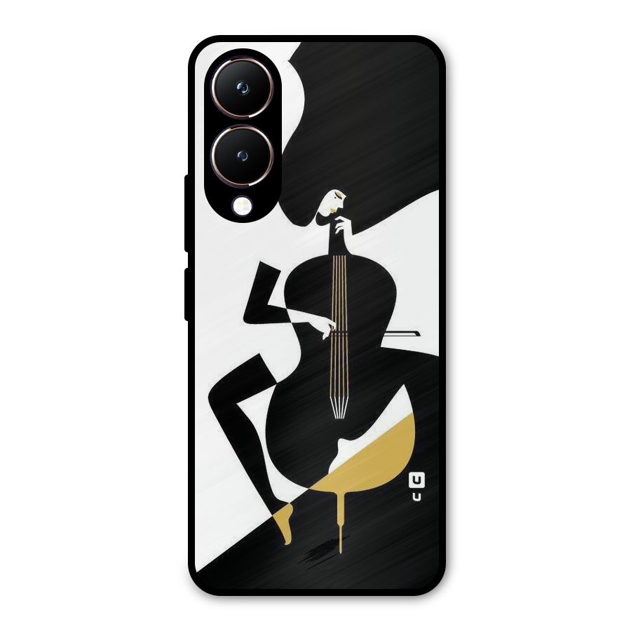 Guitar Women Metal Back Case for Vivo Y28