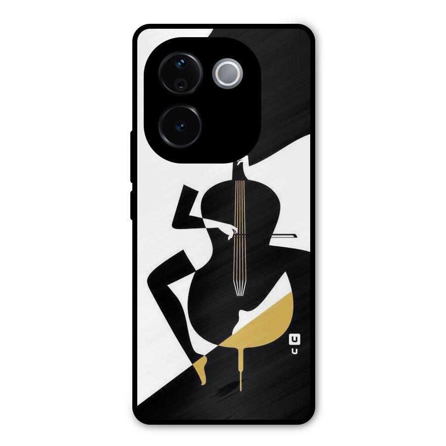 Guitar Women Metal Back Case for iQOO Z9s Pro