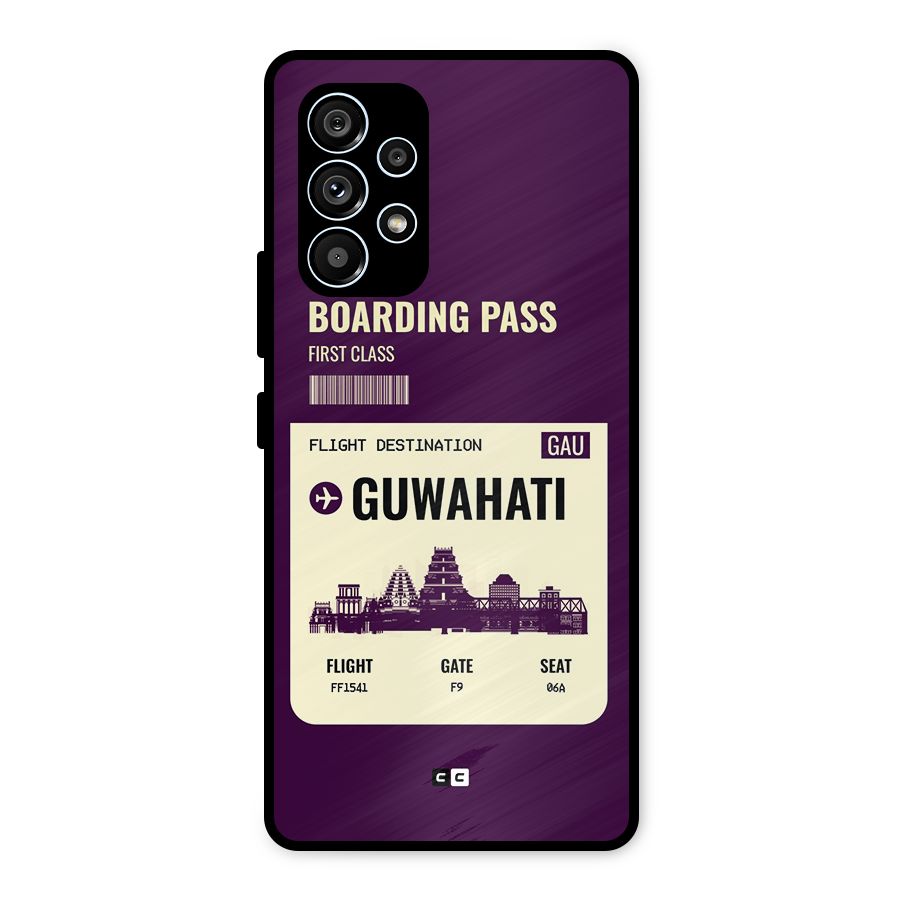 Guwahati Boarding Pass Metal Back Case for Galaxy A53 5G