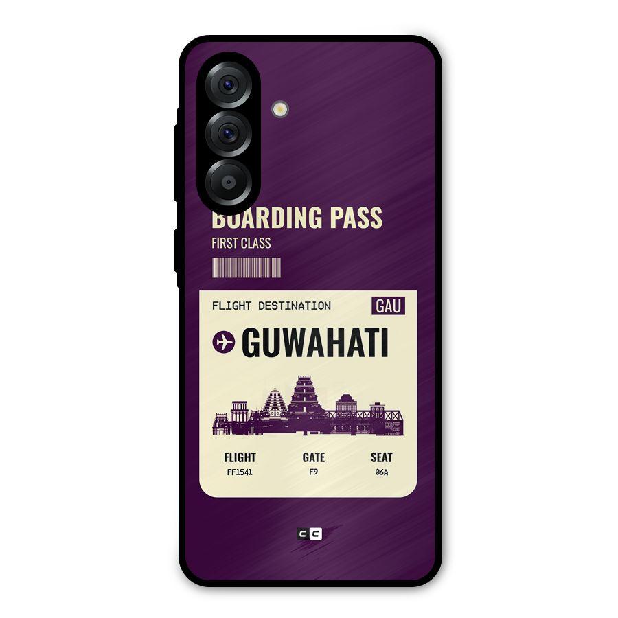 Guwahati Boarding Pass Metal Back Case for Galaxy A56