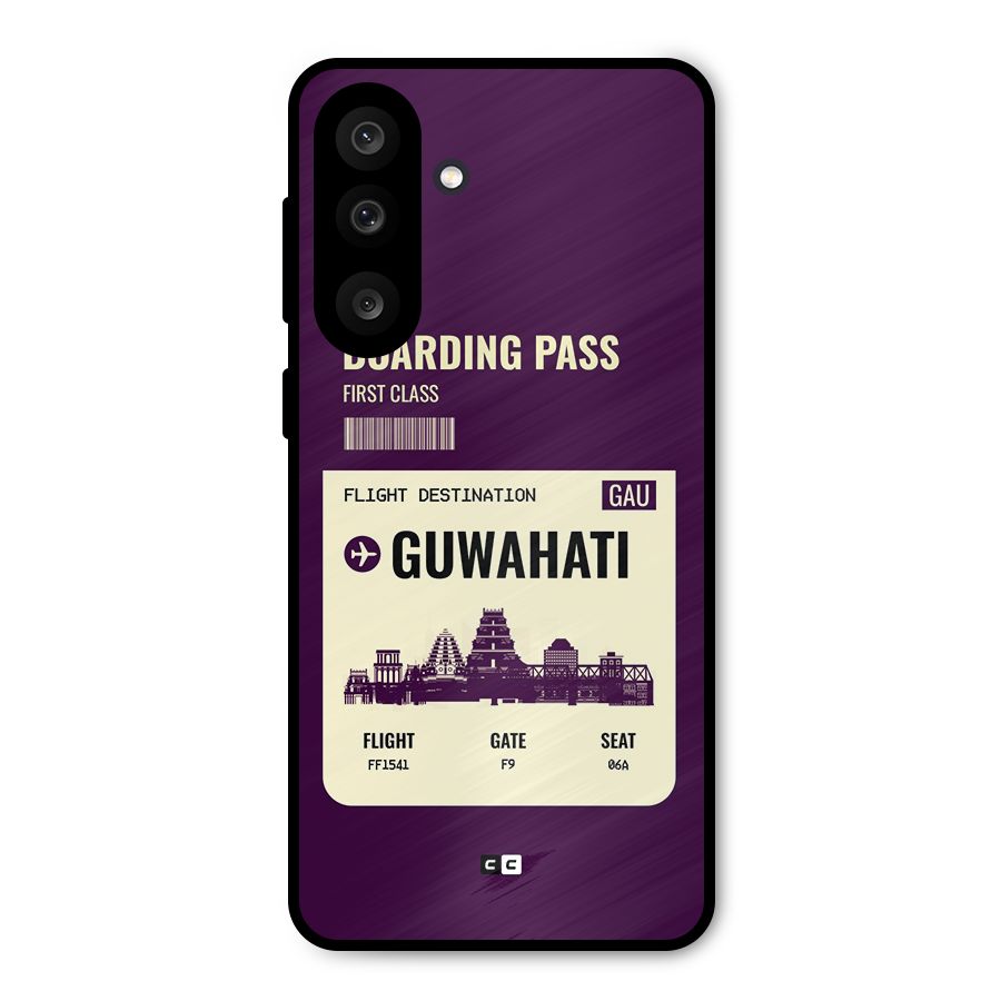 Guwahati Boarding Pass Metal Back Case for Galaxy F56