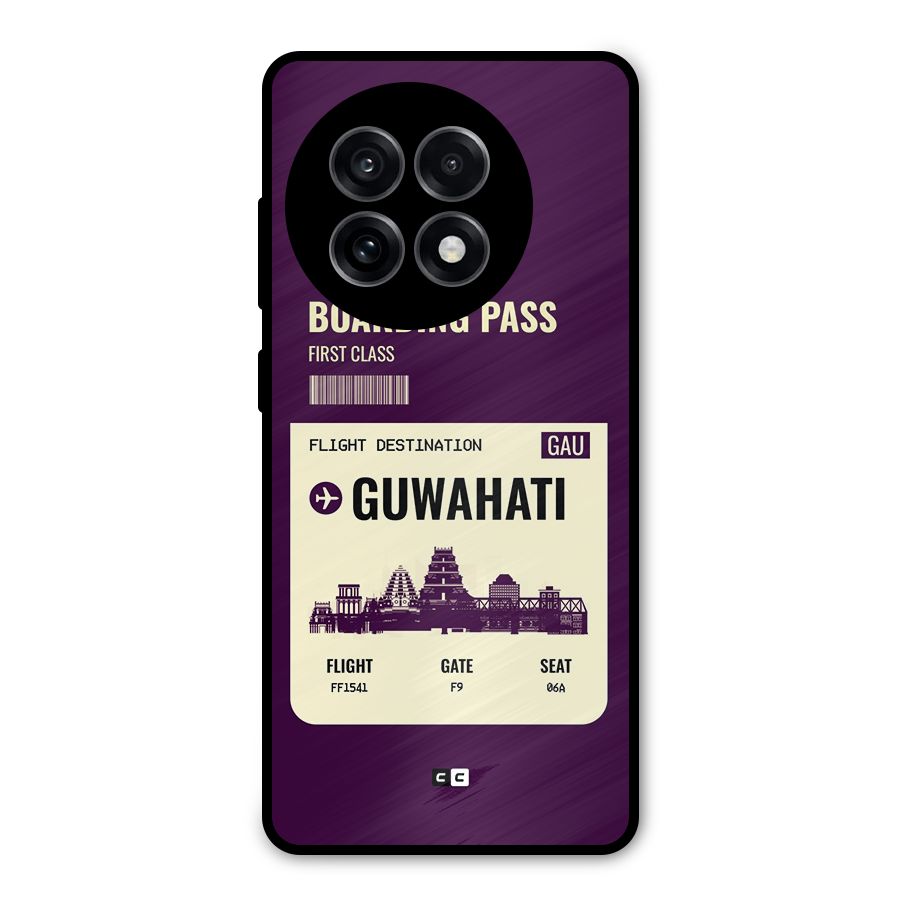 Guwahati Boarding Pass Metal Back Case for OnePlus 13R