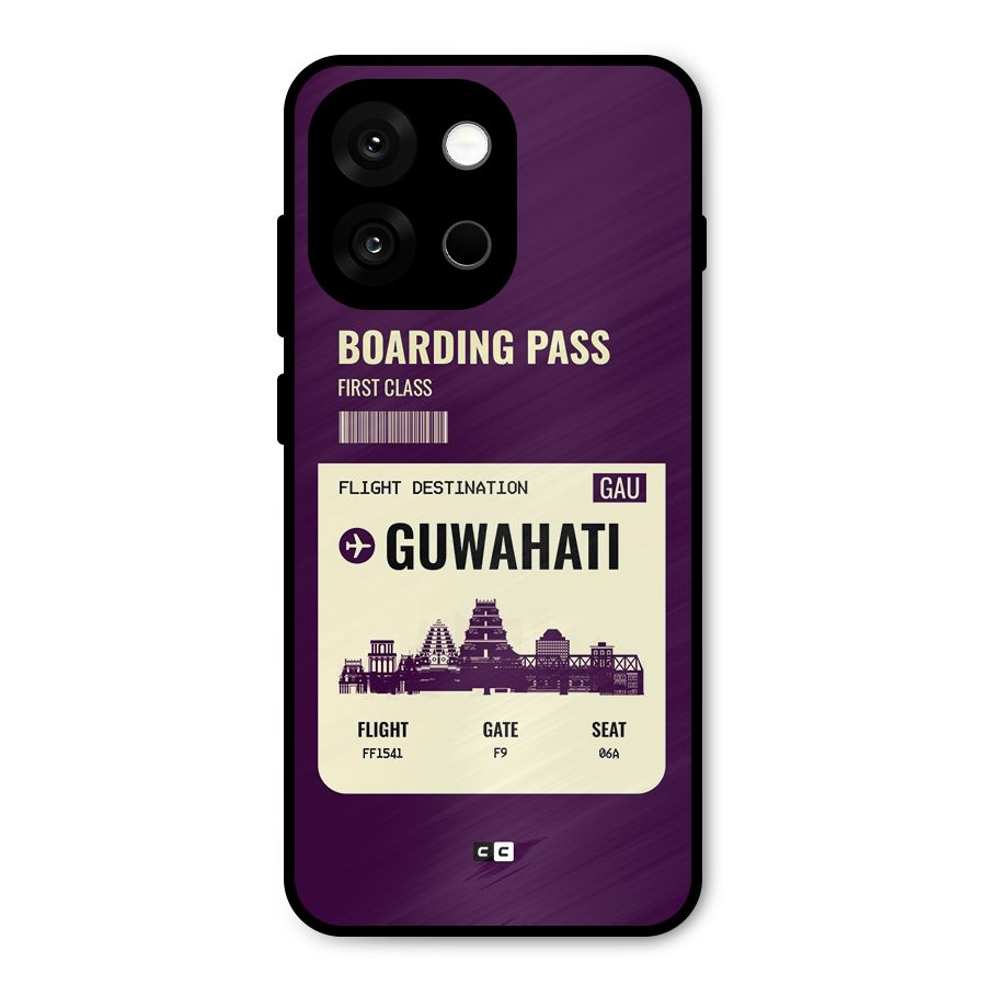 Guwahati Boarding Pass Metal Back Case for OnePlus 13s