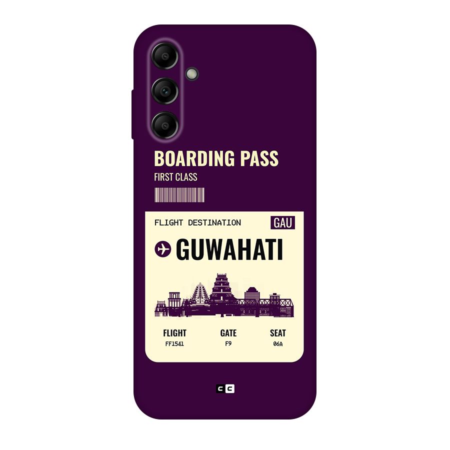 Guwahati Boarding Pass Original Polycarbonate Back Case for Galaxy A14 5G