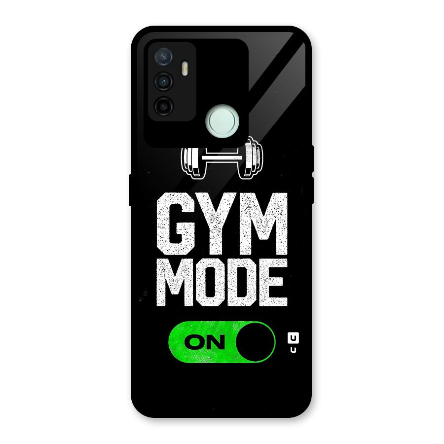 Gym Mode On Glass Back Case for Oppo A53