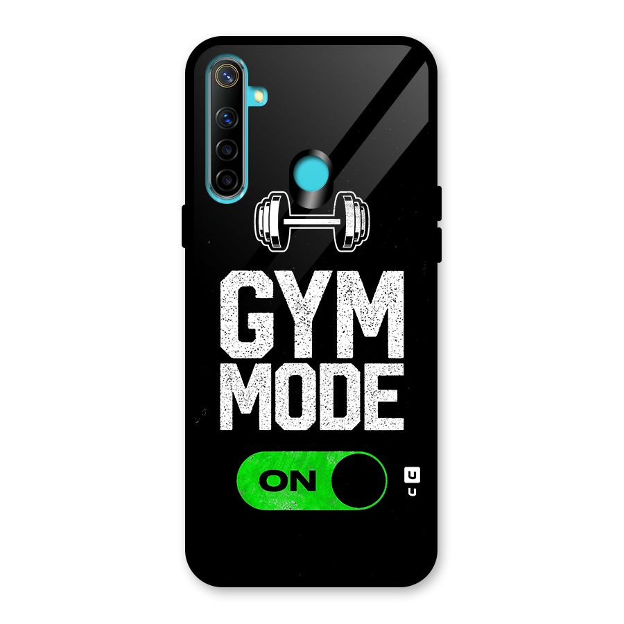 Gym Mode On Glass Back Case for Realme Narzo 10
