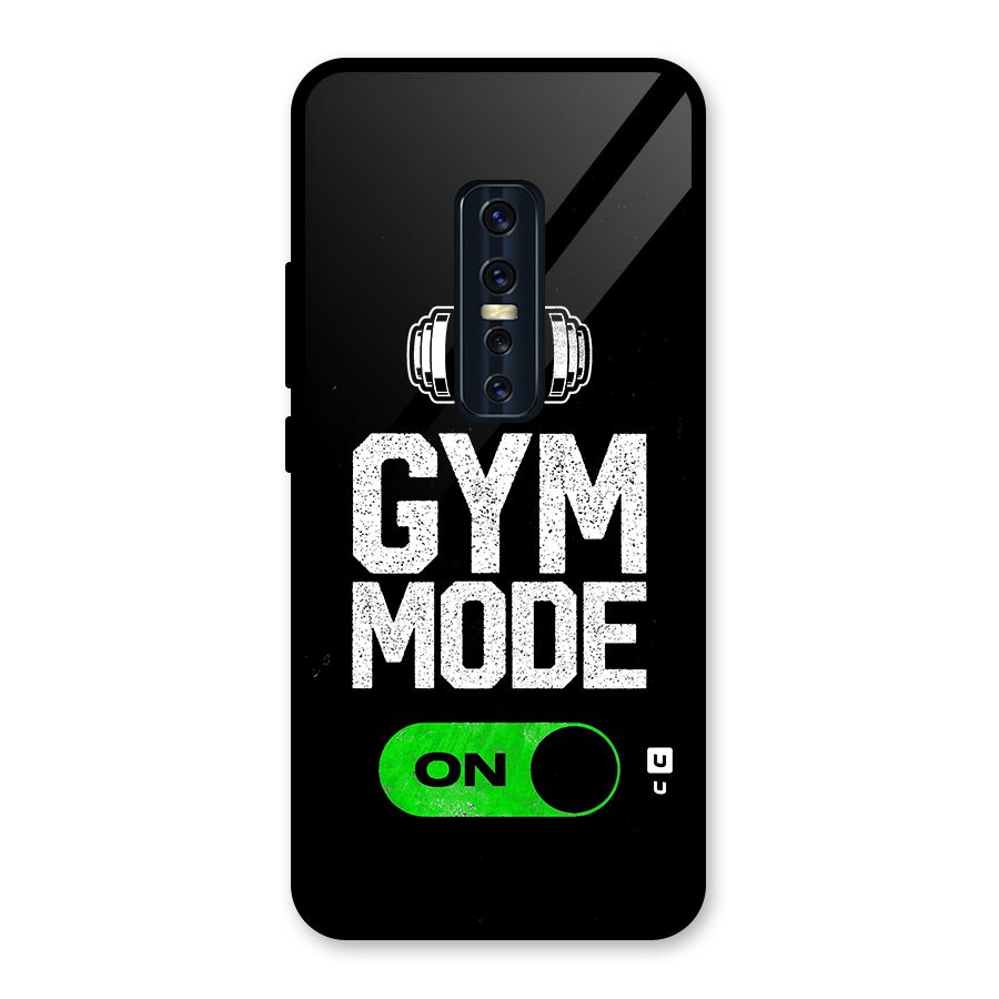 Gym Mode On Glass Back Case for Vivo V17 Pro
