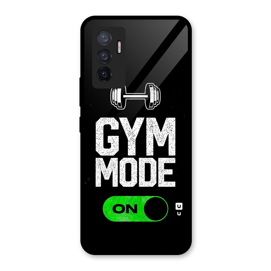 Gym Mode On Glass Back Case for Vivo V23e