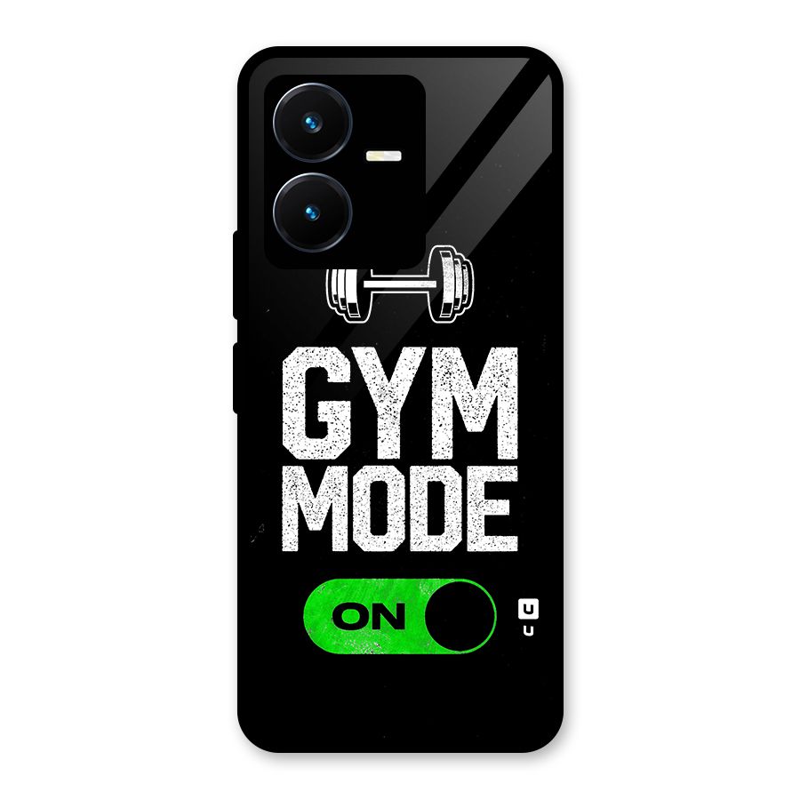 Gym Mode On Glass Back Case for Vivo Y22s