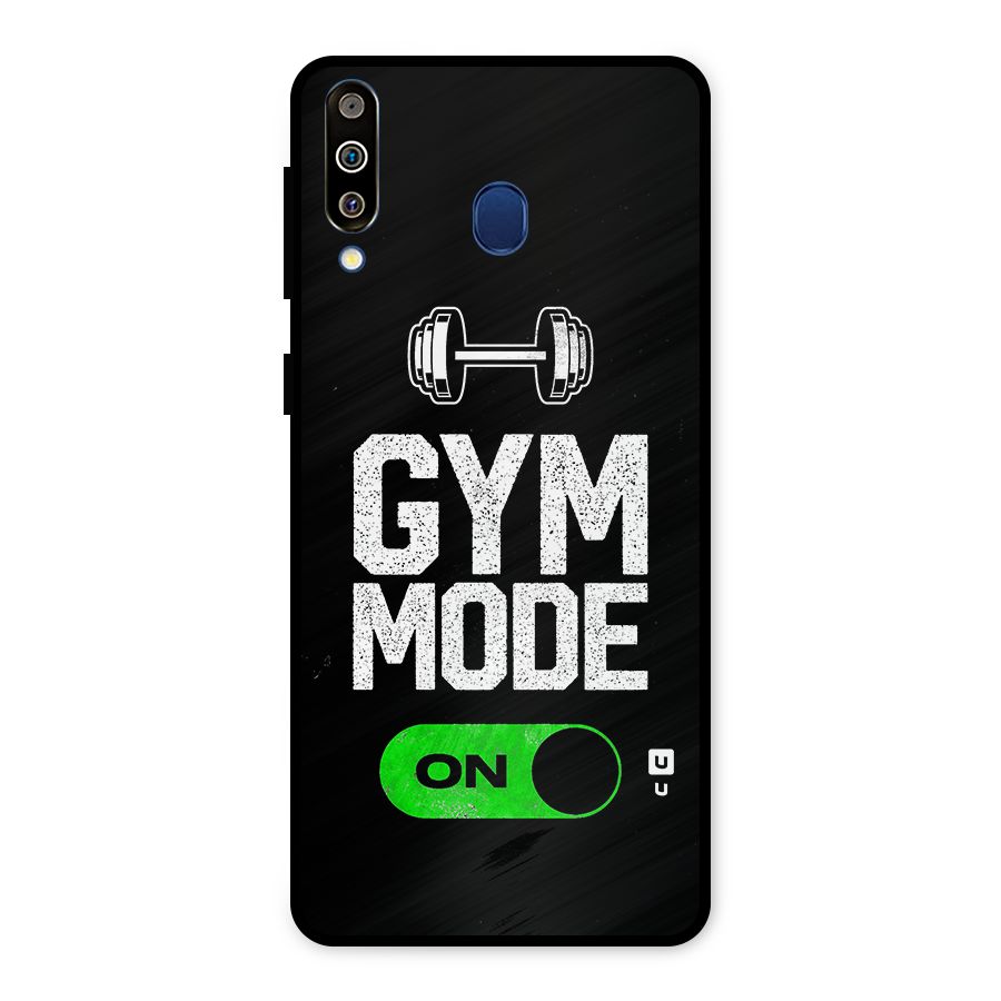 Gym Mode On Metal Back Case for Galaxy M30