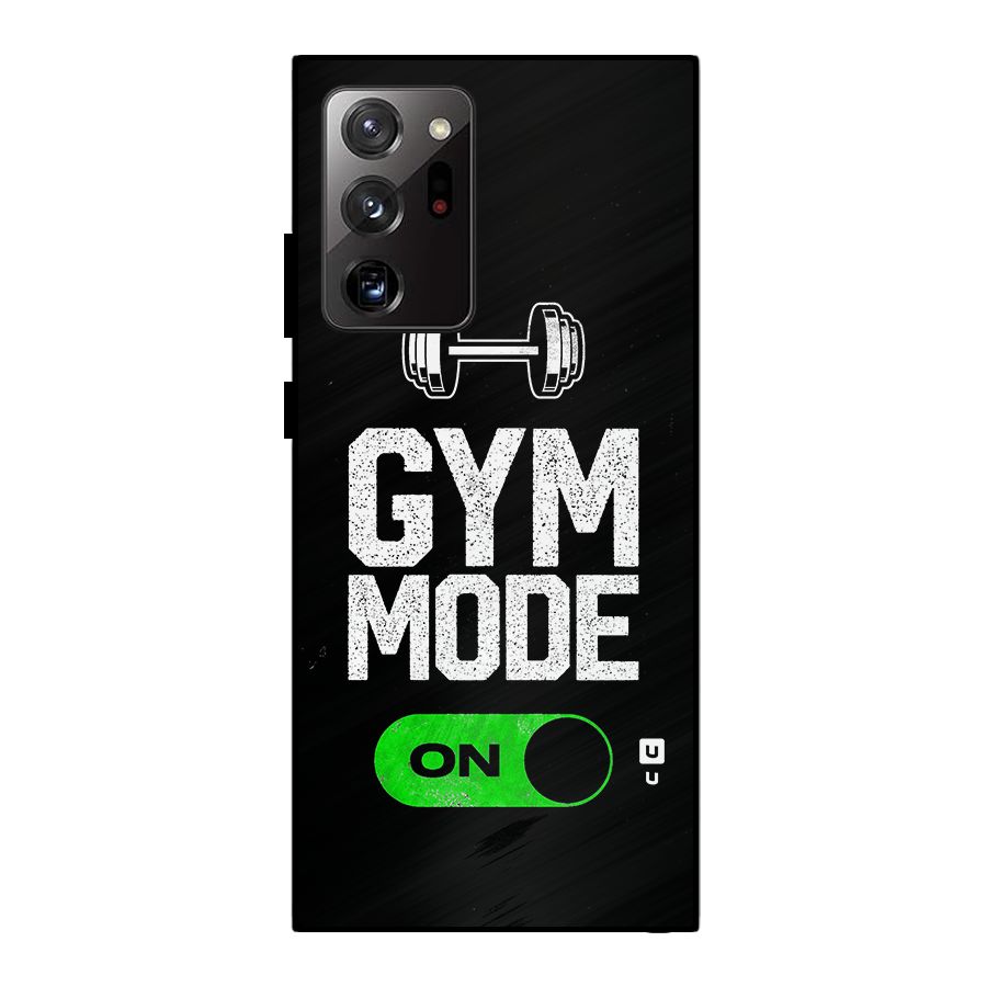 Gym Mode On Metal Back Case for Galaxy Note 20 Ultra