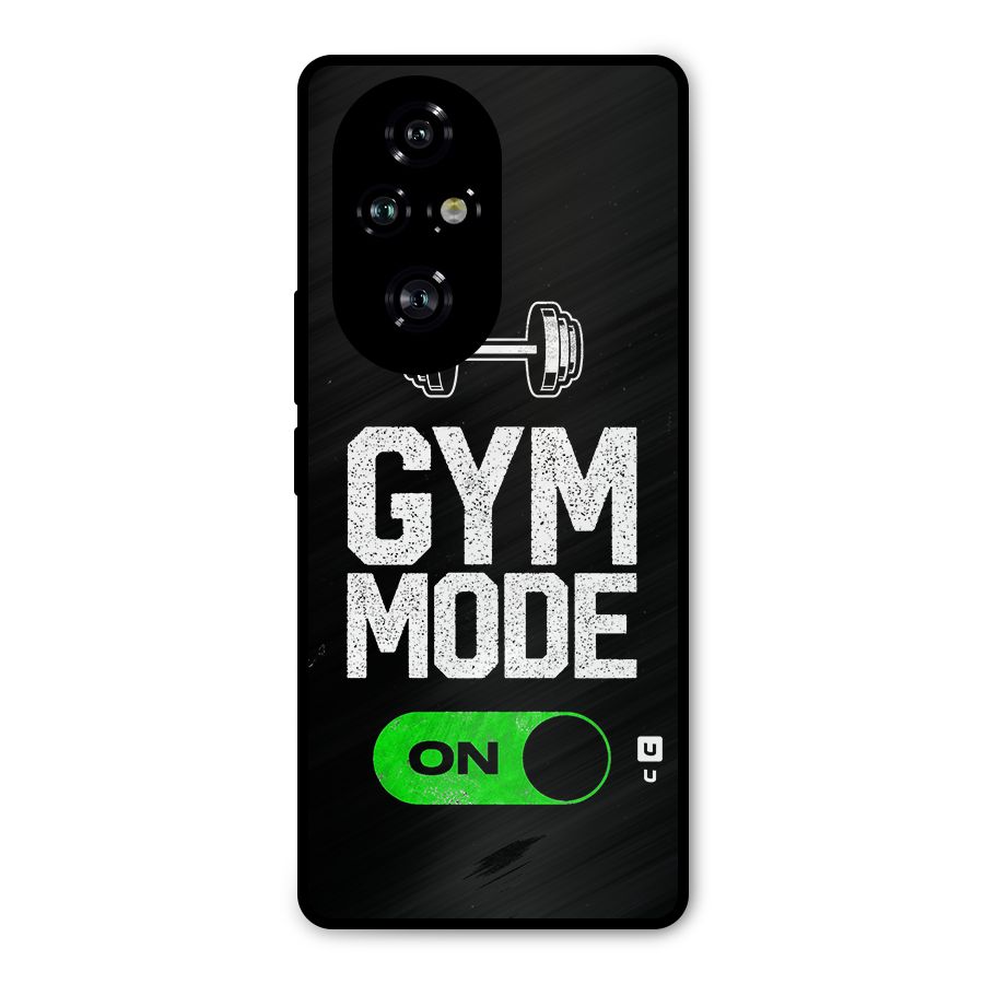 Gym Mode On Metal Back Case for Honor 200 Pro
