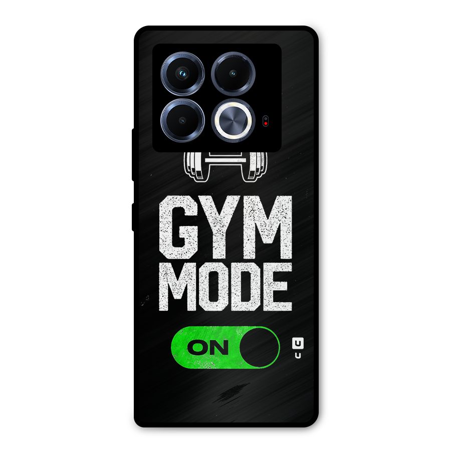 Gym Mode On Metal Back Case for Infinix Note 40 5G