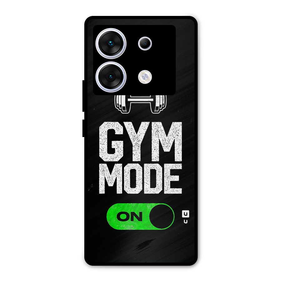 Gym Mode On Metal Back Case for Infinix Zero 30 5G
