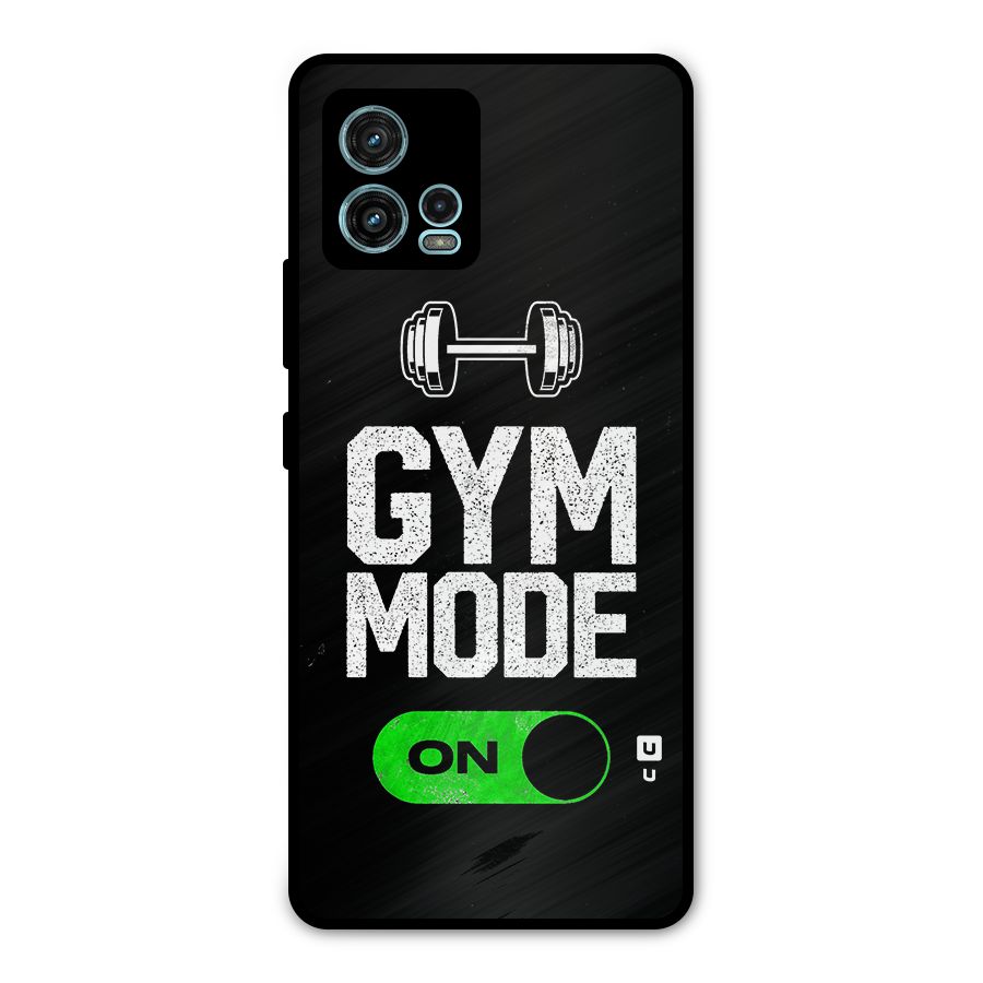 Gym Mode On Metal Back Case for Moto G72