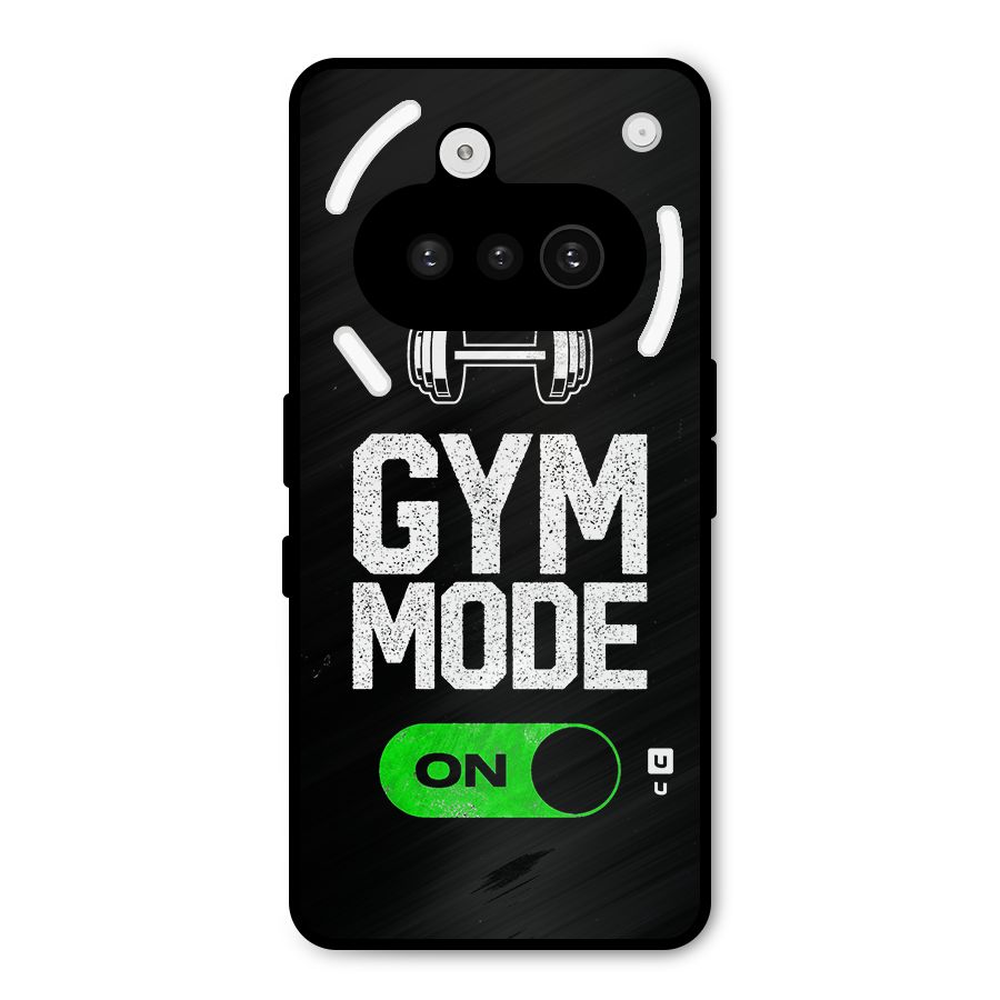 Gym Mode On Metal Back Case for Nothing Phone 3a
