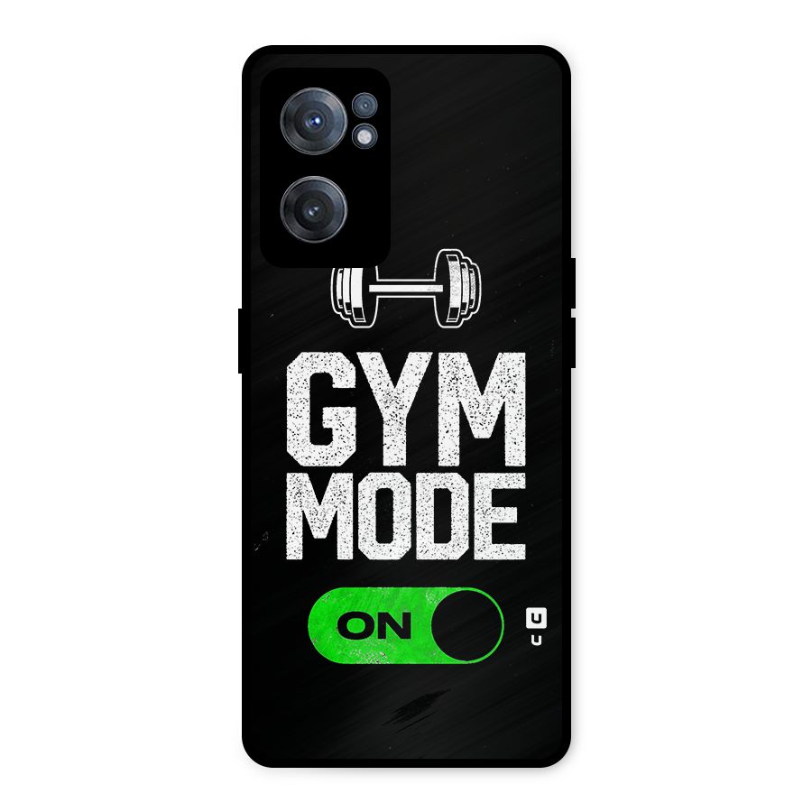 Gym Mode On Metal Back Case for OnePlus Nord CE 2 5G