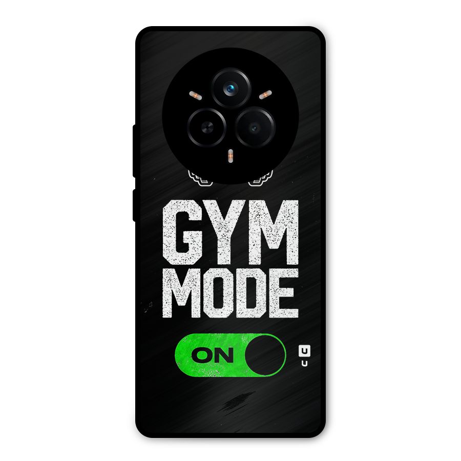 Gym Mode On Metal Back Case for Realme 14 Pro
