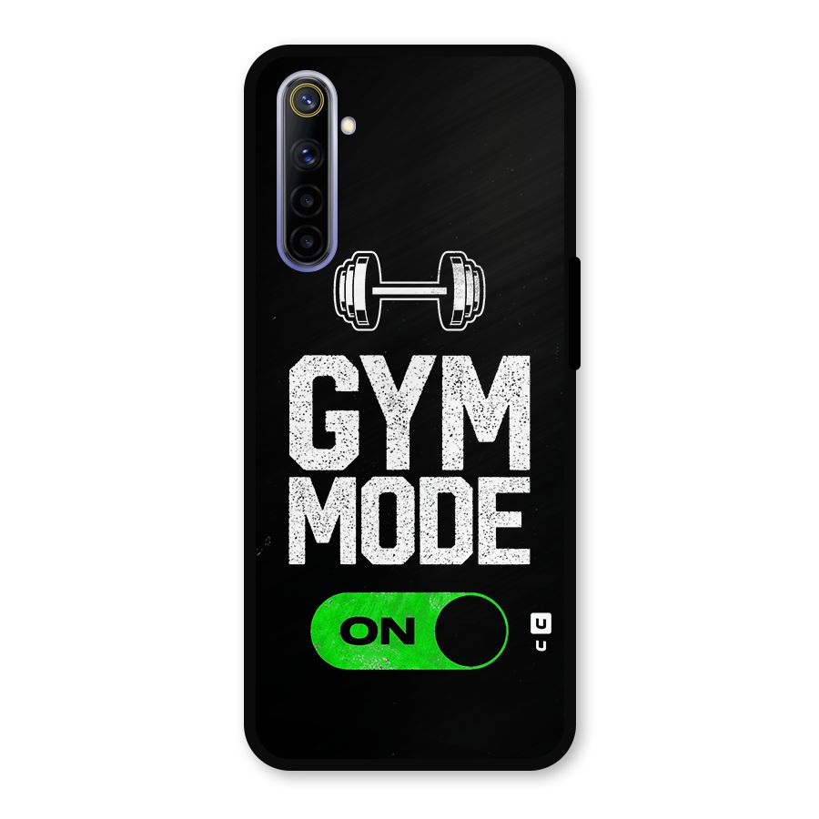 Gym Mode On Metal Back Case for Realme 6i