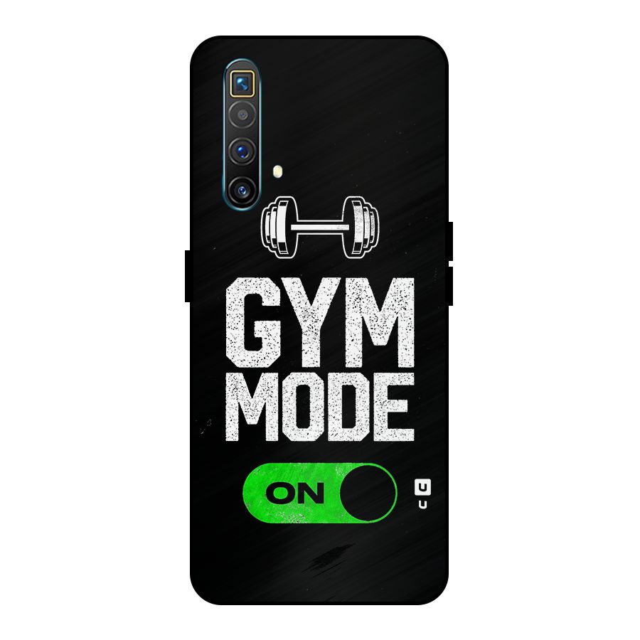 Gym Mode On Metal Back Case for Realme X3