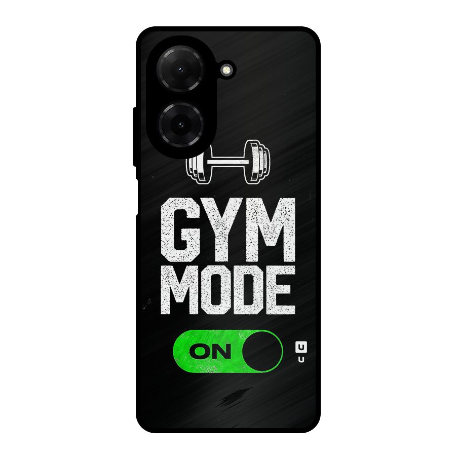Gym Mode On Metal Back Case for Redmi A5 4G