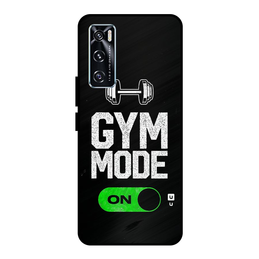 Gym Mode On Metal Back Case for Vivo V20 SE