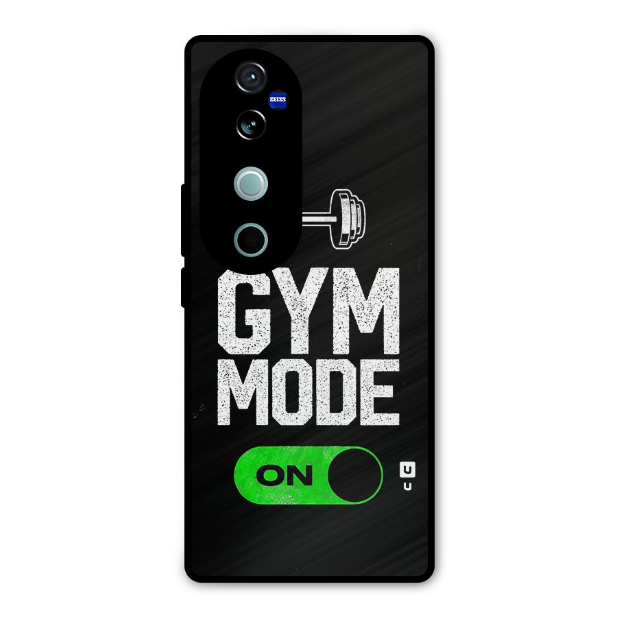 Gym Mode On Metal Back Case for Vivo V40 Pro
