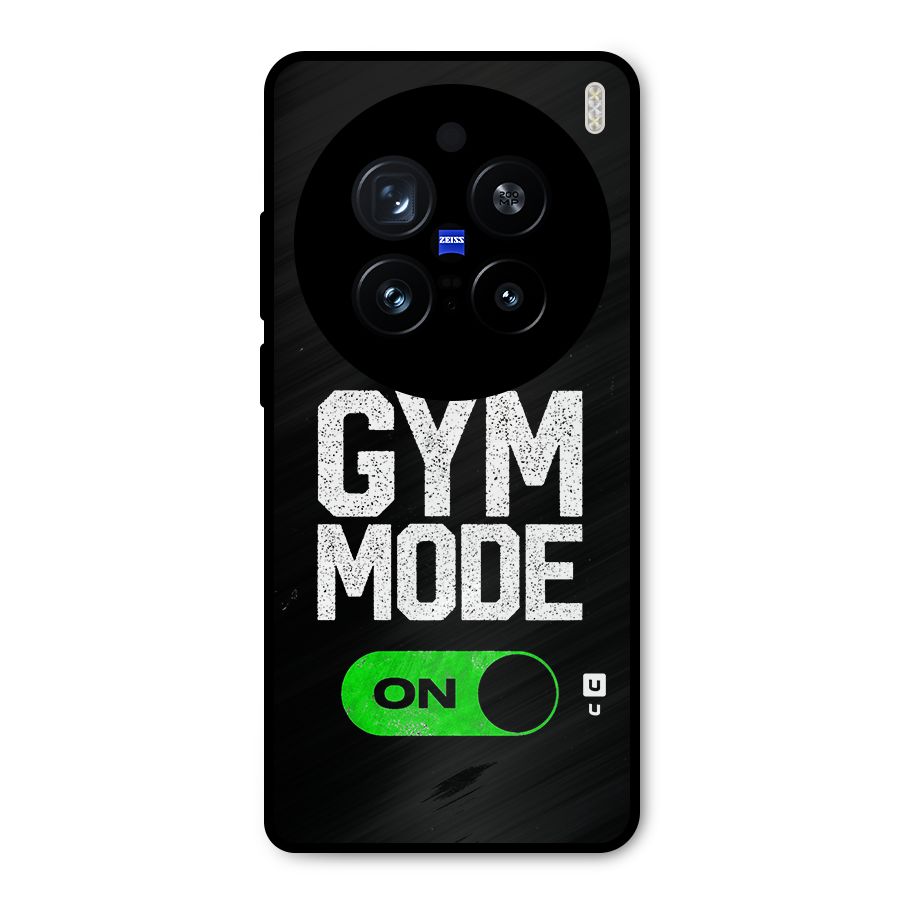 Gym Mode On Metal Back Case for Vivo X200 Pro