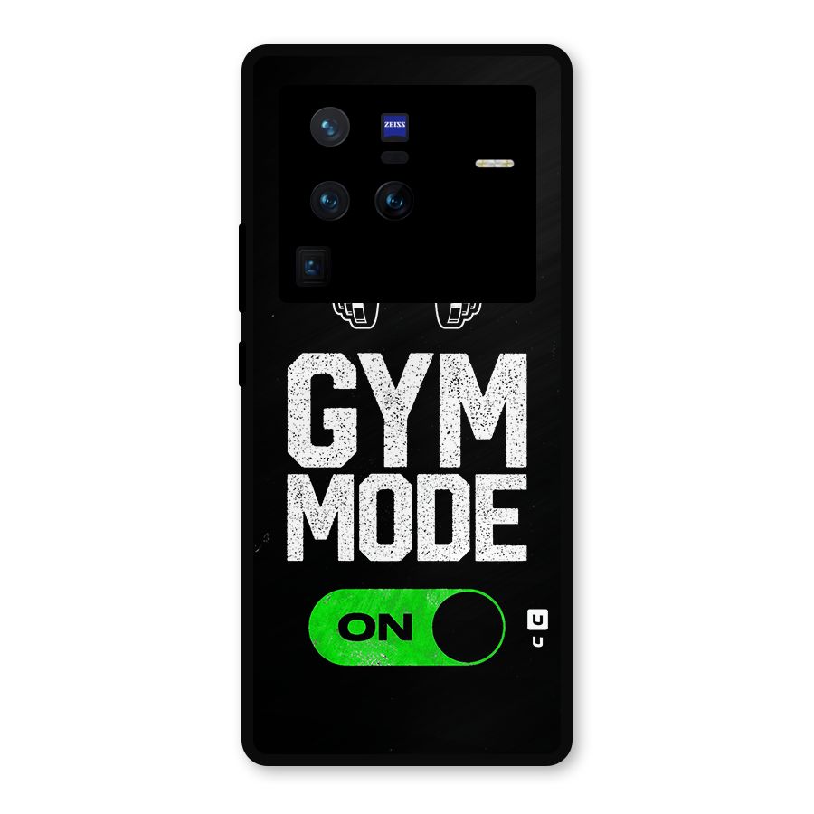 Gym Mode On Metal Back Case for Vivo X80 Pro