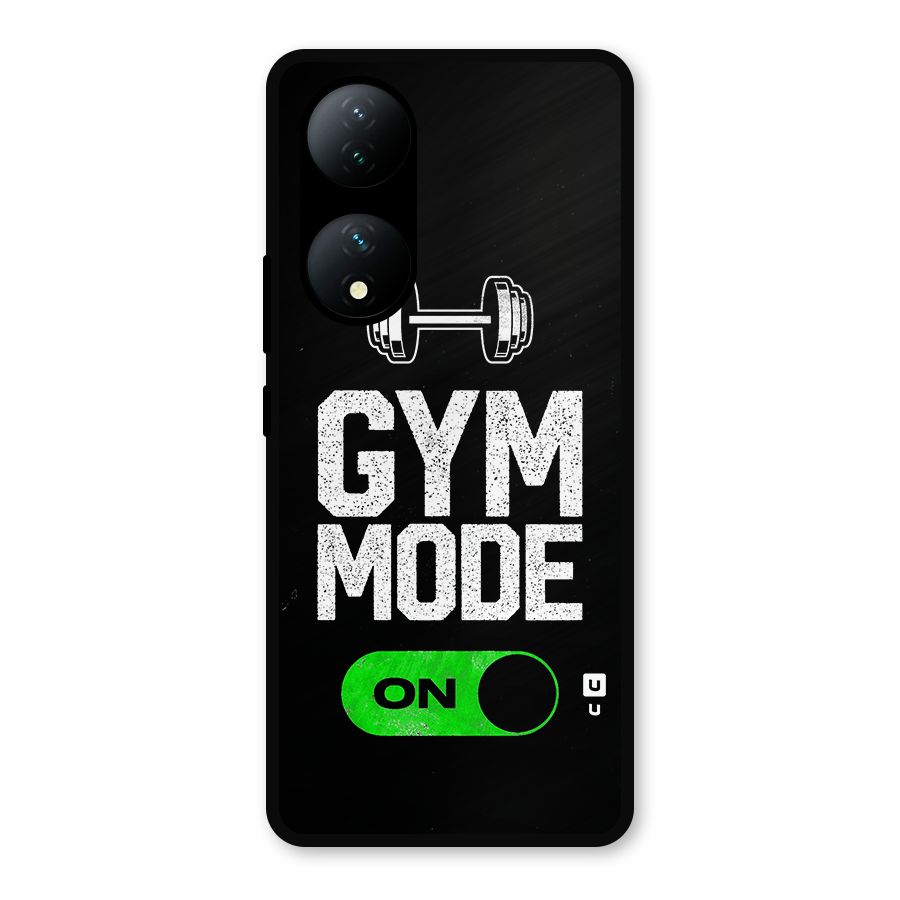 Gym Mode On Metal Back Case for Vivo Y100