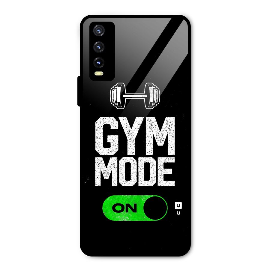 Gym Mode On Metal Back Case for Vivo Y20