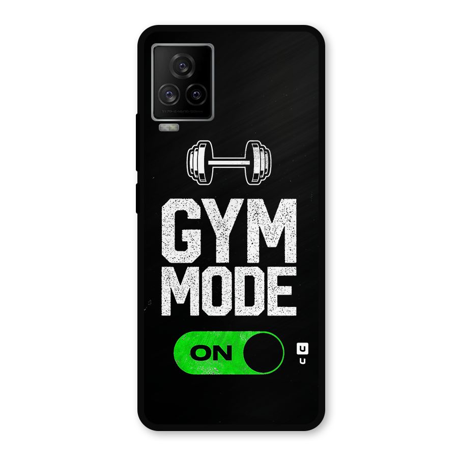 Gym Mode On Metal Back Case for iQOO 7 Legend 5G