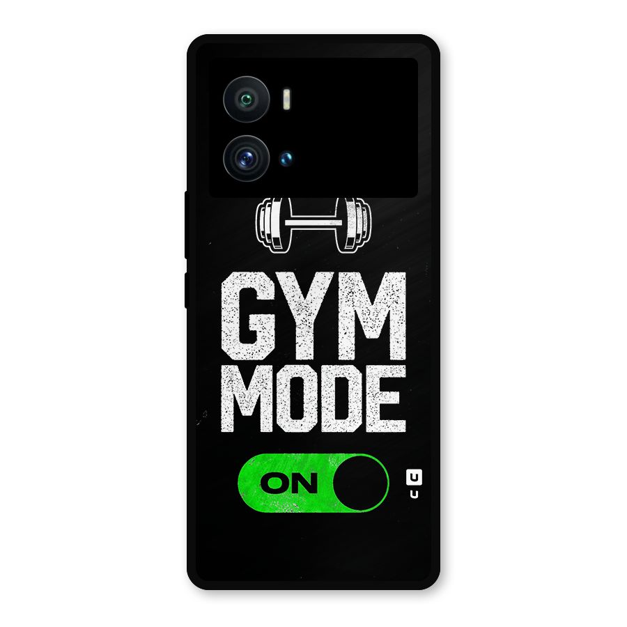 Gym Mode On Metal Back Case for iQOO 9 Pro