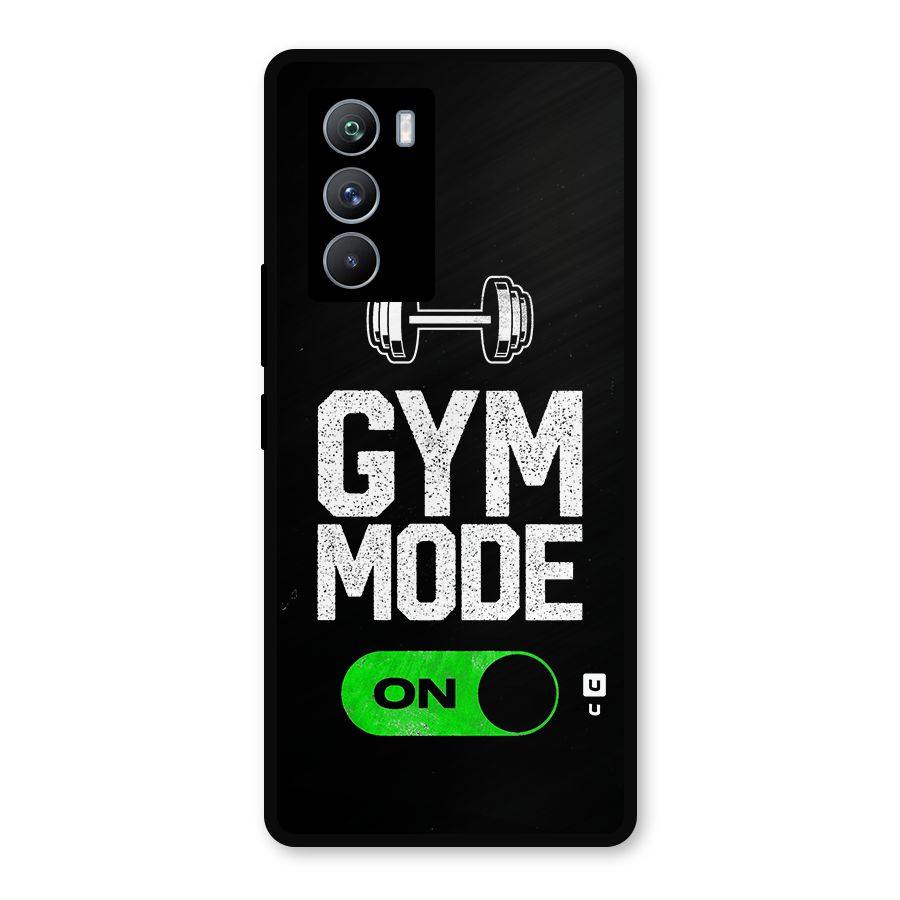 Gym Mode On Metal Back Case for iQOO 9 SE