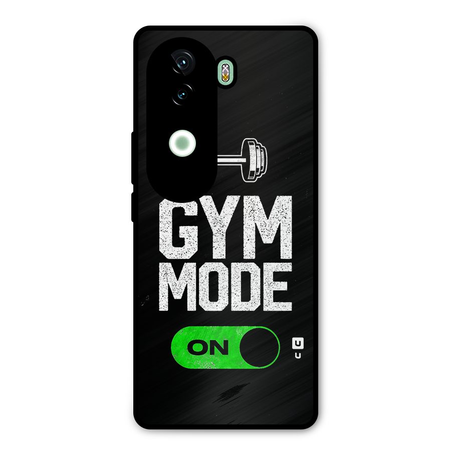 Gym Mode On Metal Back Case for iQOO Z9s