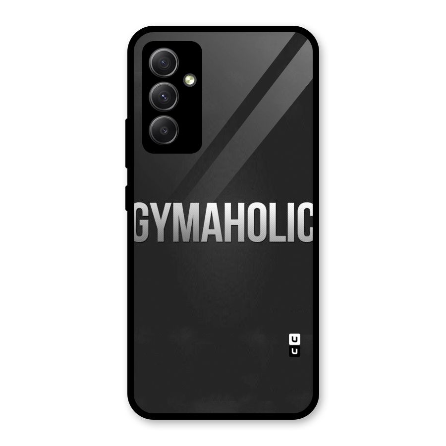 Gymaholic Glass Back Case for Galaxy A34