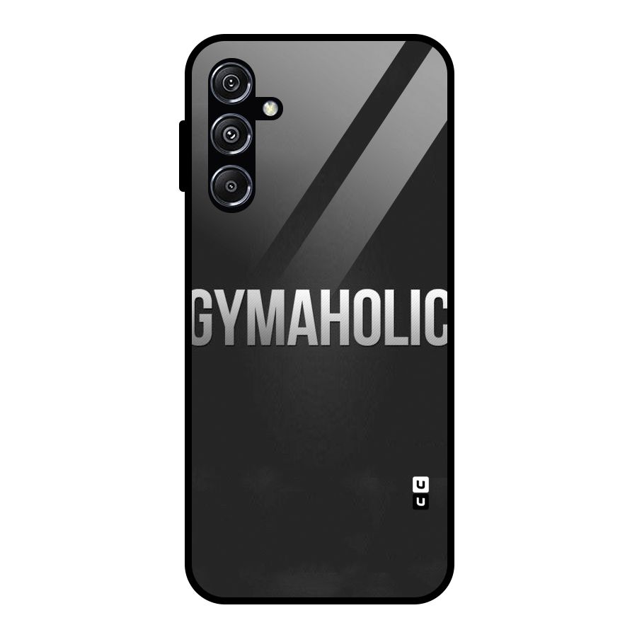 Gymaholic Glass Back Case for Galaxy M34 5G