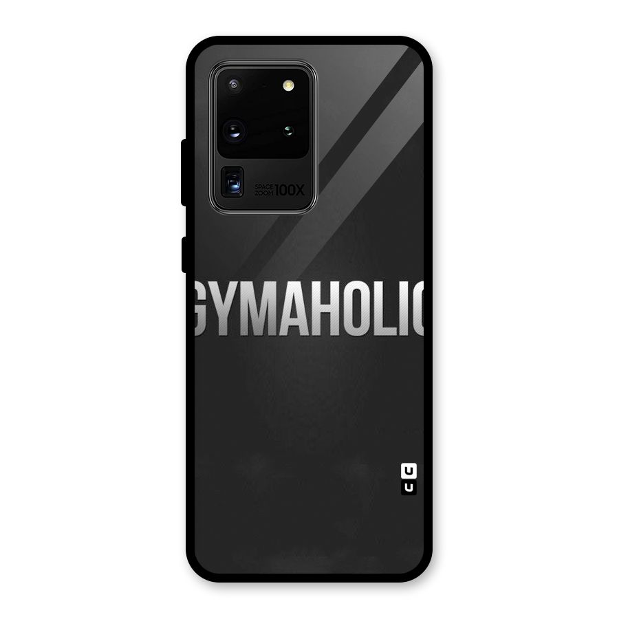 Gymaholic Glass Back Case for Galaxy S20 Ultra