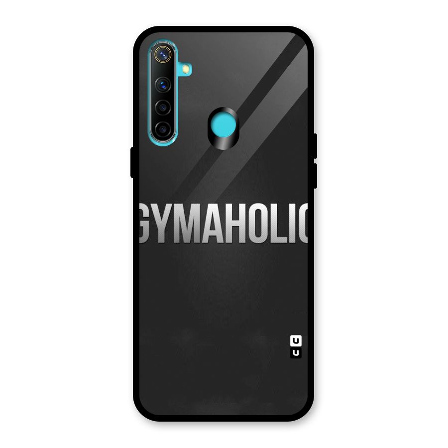 Gymaholic Glass Back Case for Realme 5i
