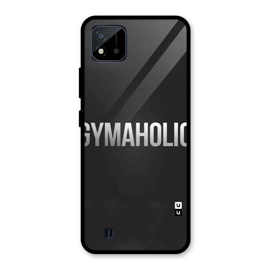 Gymaholic Glass Back Case for Realme C11 2021