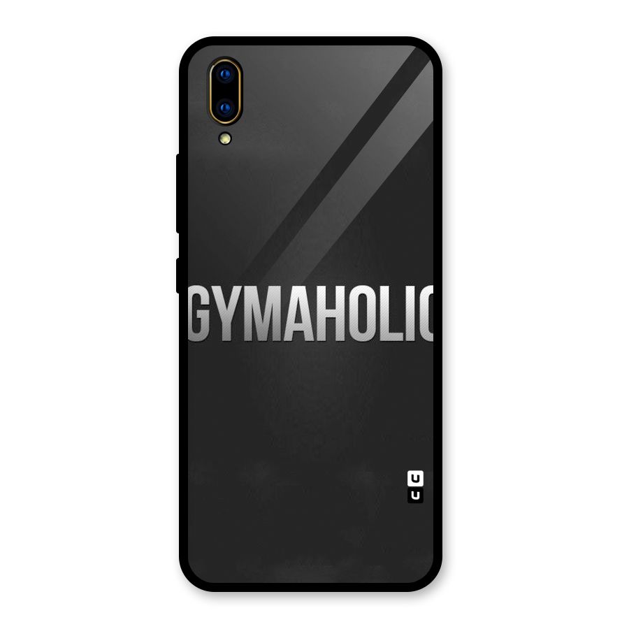 Gymaholic Glass Back Case for Vivo V11 Pro