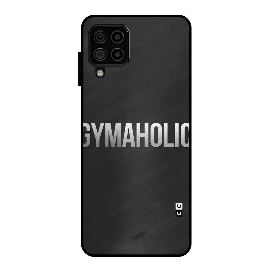 Gymaholic Metal Back Case for Galaxy A22 4G