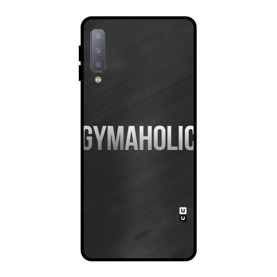 Gymaholic Metal Back Case for Galaxy A7 (2018)
