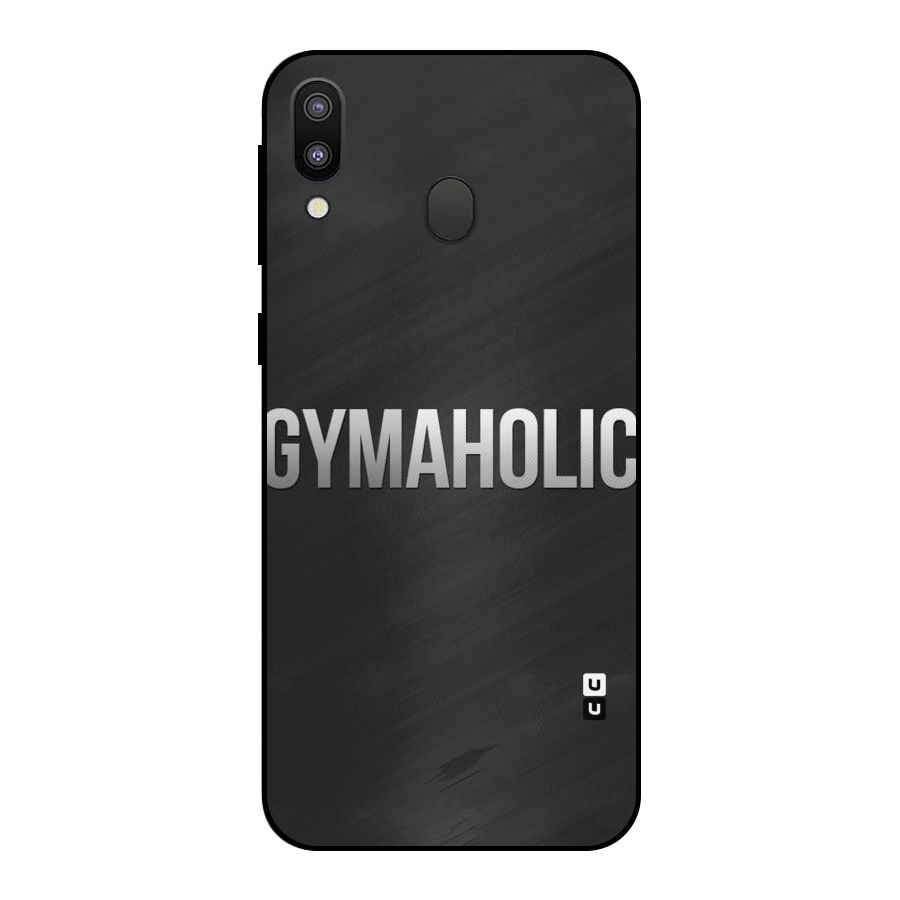 Gymaholic Metal Back Case for Galaxy M20