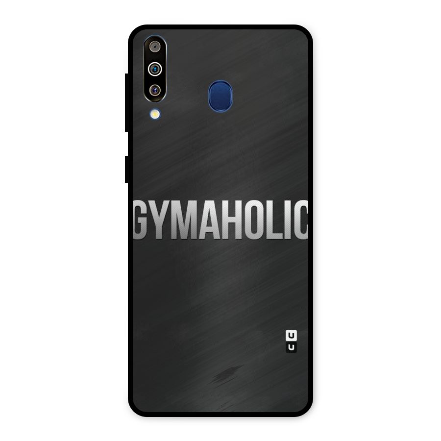 Gymaholic Metal Back Case for Galaxy M30