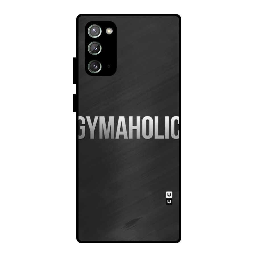 Gymaholic Metal Back Case for Galaxy Note 20